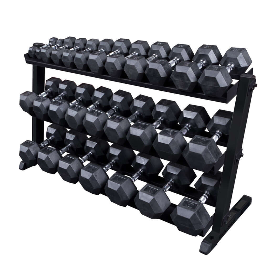 Body-Solid 60 inch Dumbbell Rack with 3rd Tier