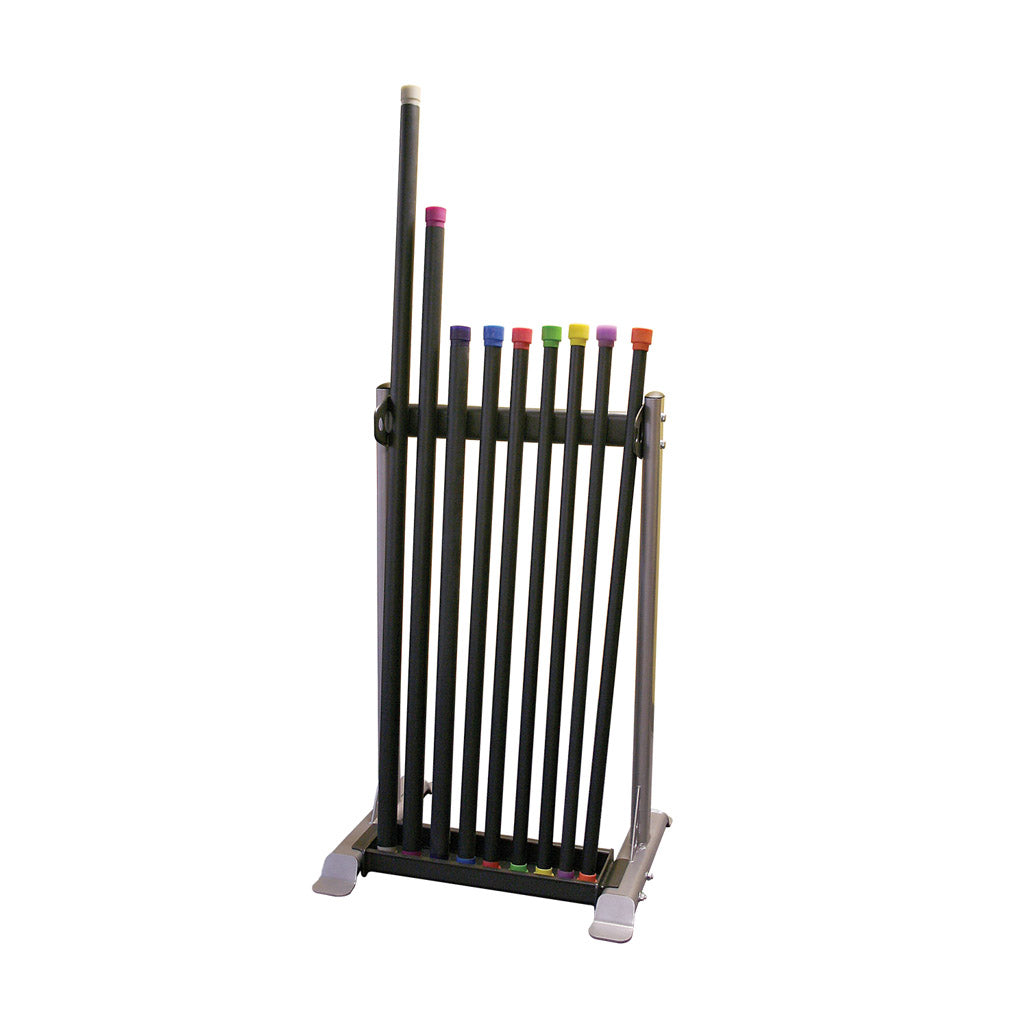 Body-Solid Fitness Bar Package with Rack and 9 Bars - package with rack