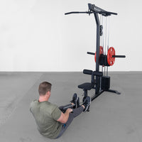 Body-Solid Lat Machine with Weight Stack