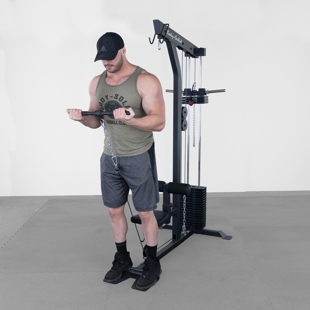 Body-Solid Lat Machine, Plate Load