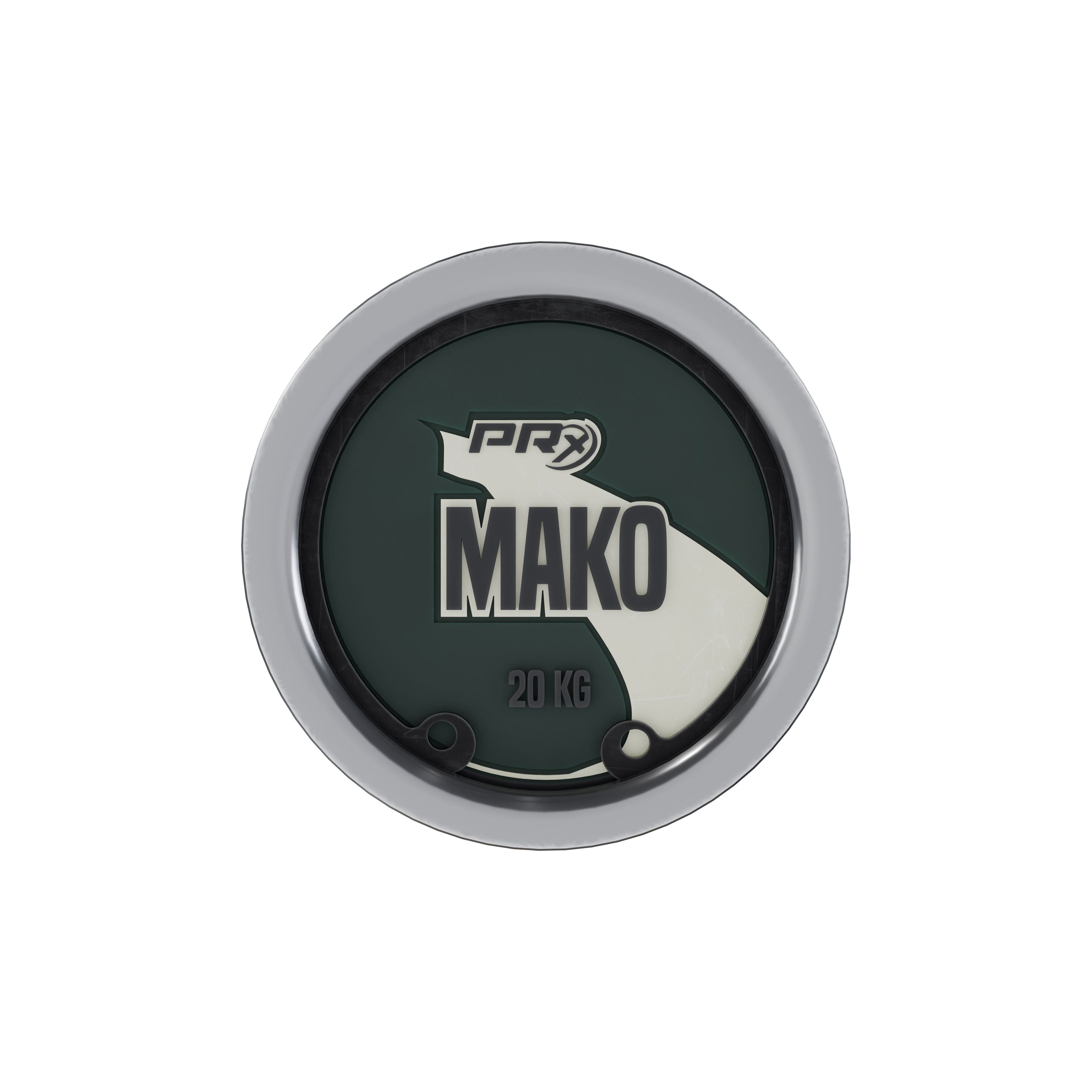 PRx Mako Olympic Barbell hard chrome shaft and sleeve