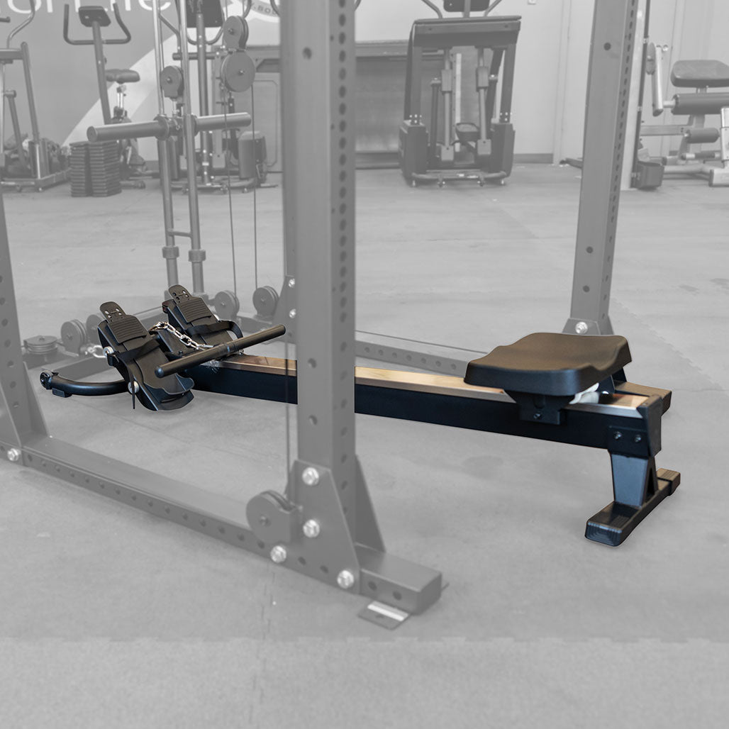 Body-Solid Rower Attachment for Home Gyms, Pulleys, Cable Machines - with cable station, side view