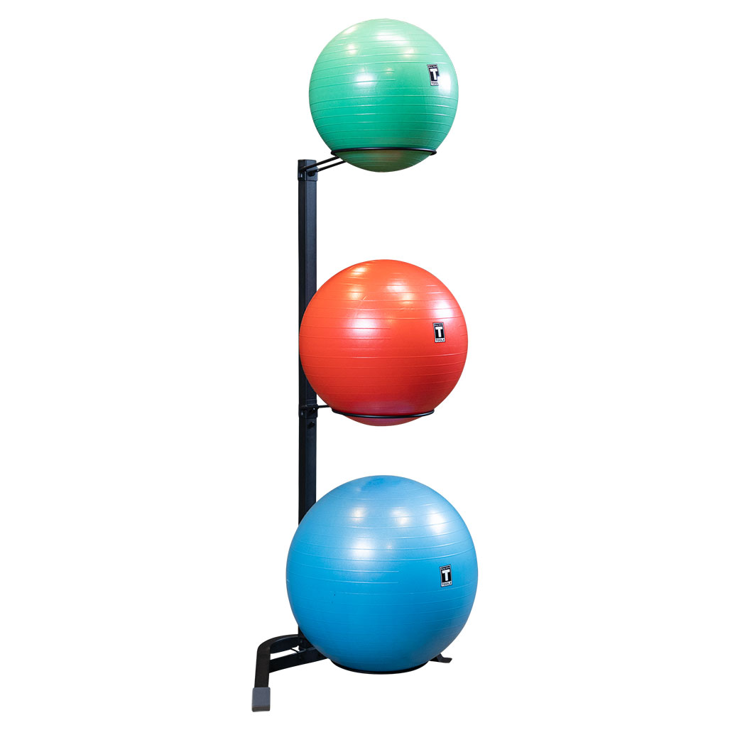 Body-Solid Vertical Stability Ball Rack - with stability balls