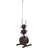 Body-Solid 6-Post Weight Tree and Bar Holder for Standard Weight Plates - loaded with plates and bar