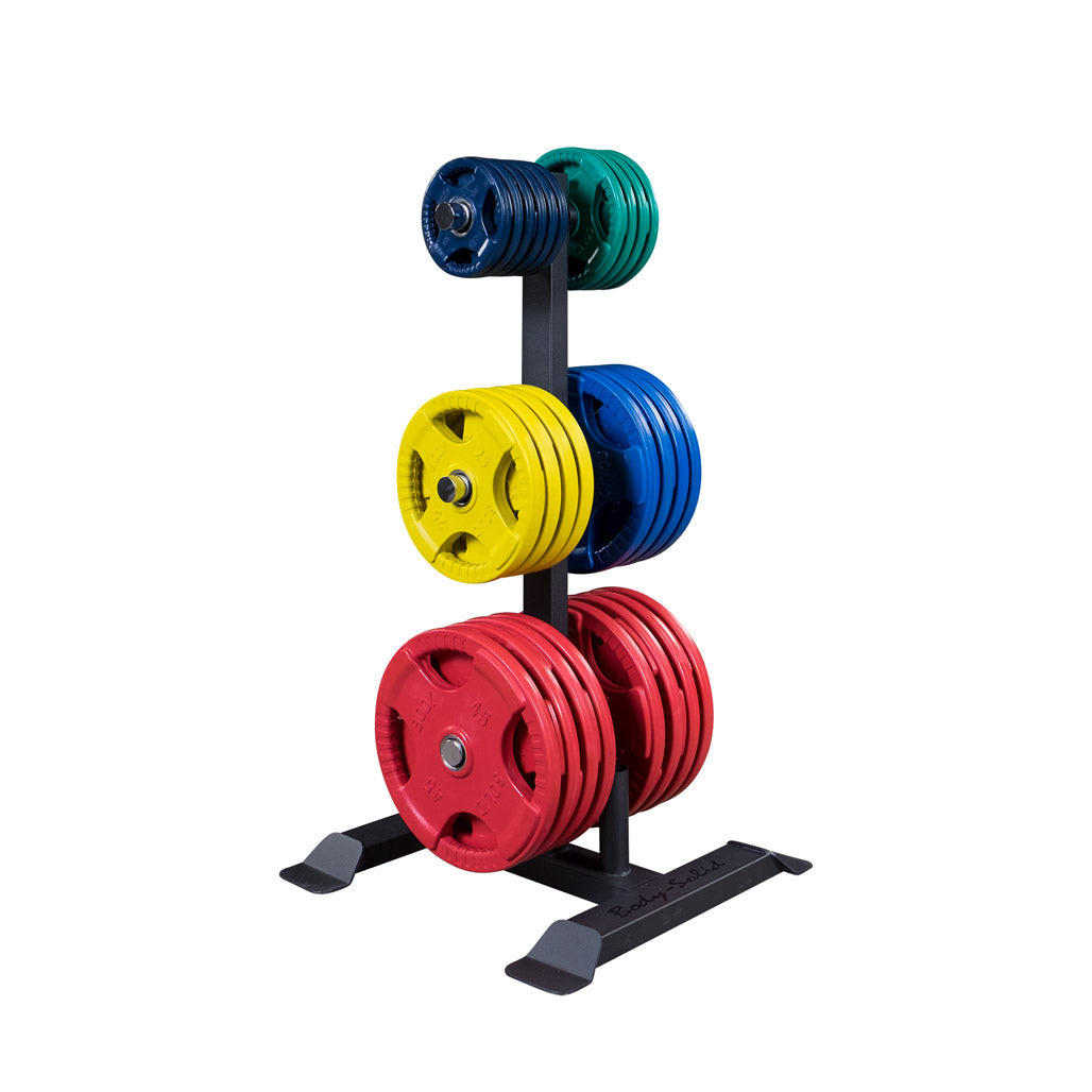Body-Solid GWT56 Olympic Plate Tree and Bar Holder - alternate view 2