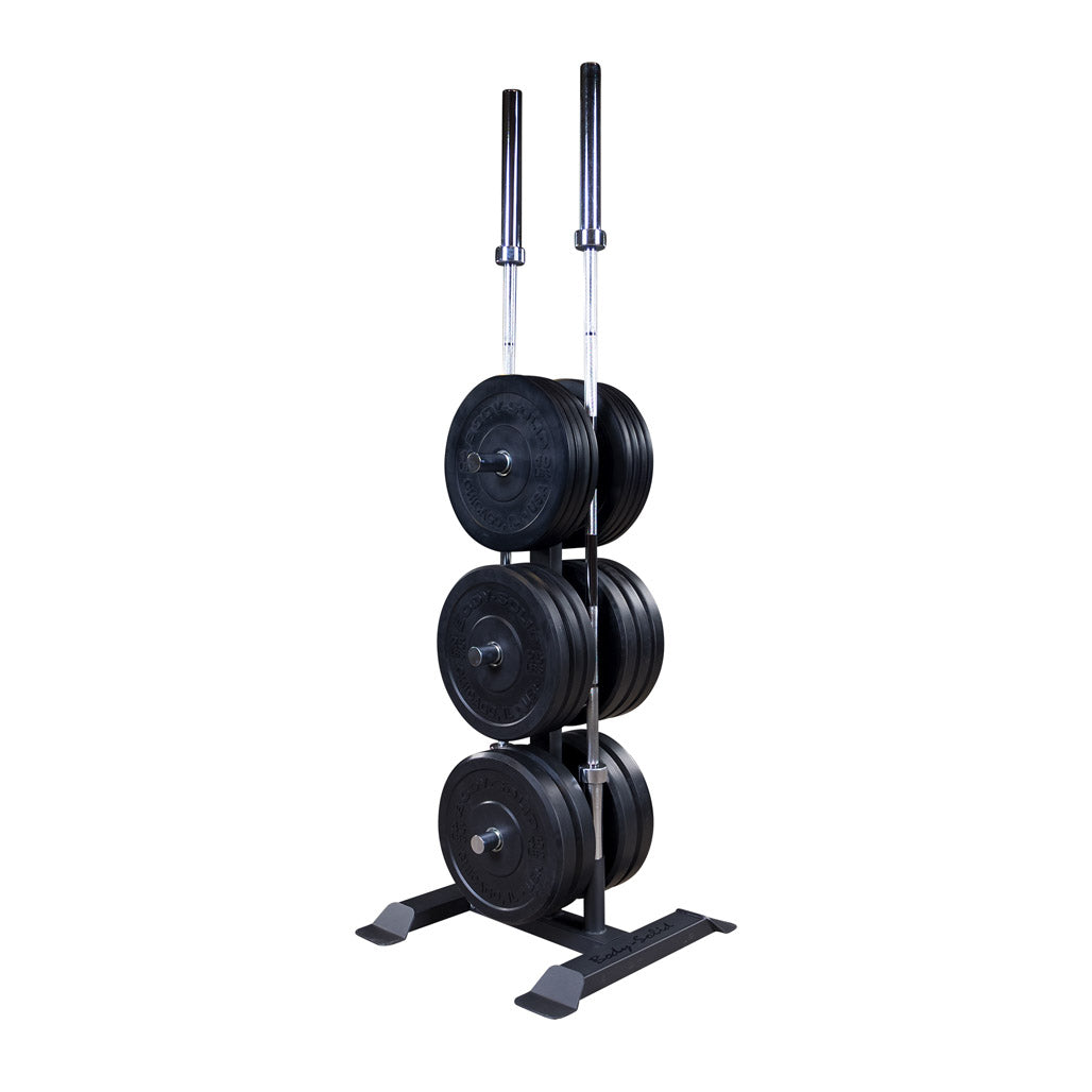 Body-Solid GWT56 Olympic Plate Tree and Bar Holder - alternate view 1