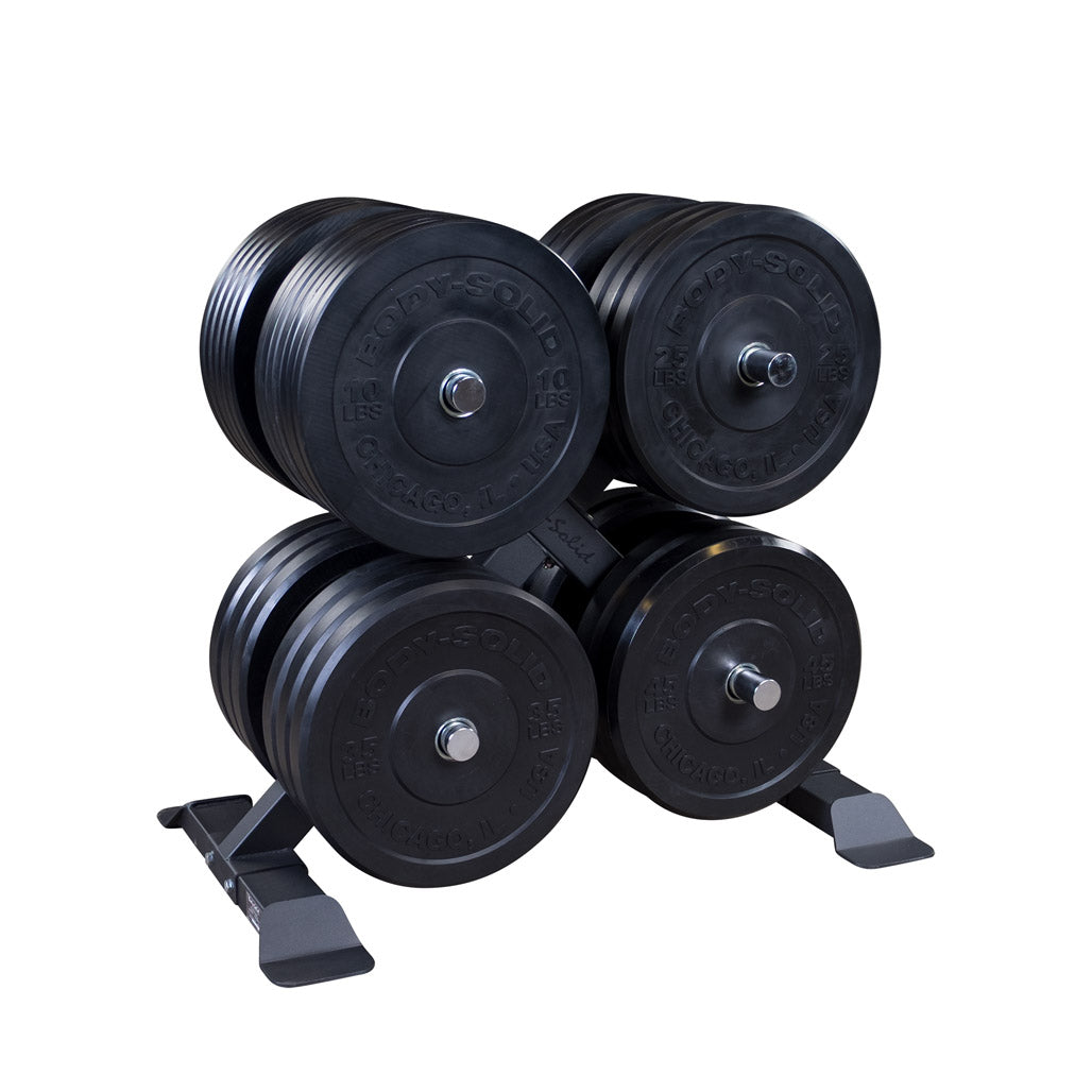 Body-Solid X-Factor Weight Plate Tree - angle view