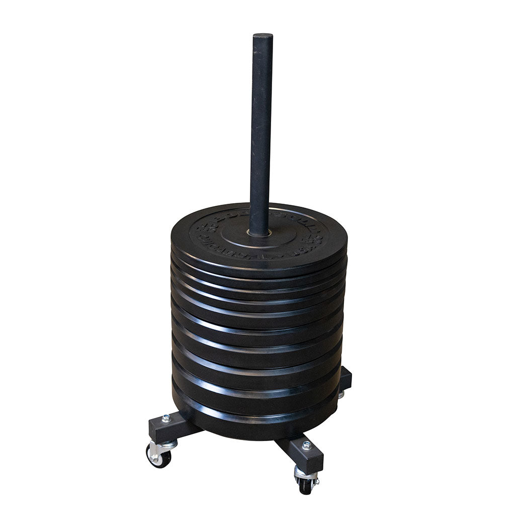Body-Solid Mobile Vertical Bumper Plate Tree - alternate view 1
