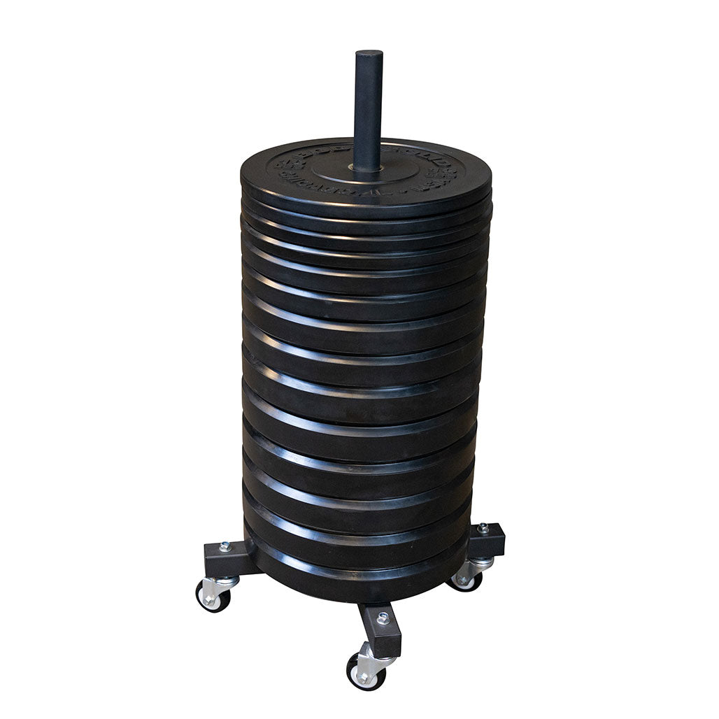Body-Solid Mobile Vertical Bumper Plate Tree - alternate view 2