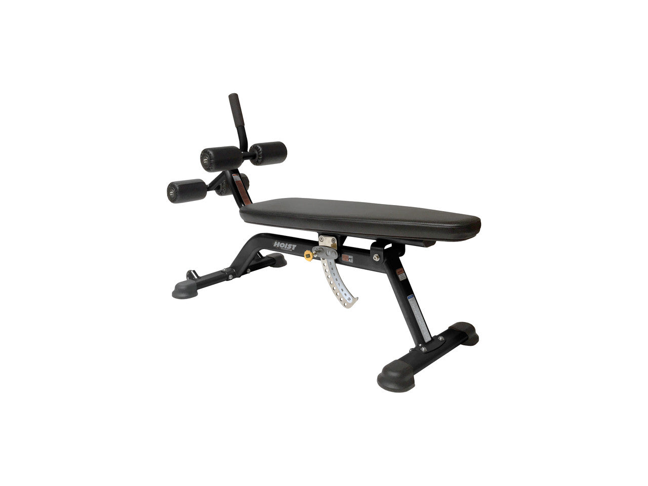 Hoist Fitness HF 5264 Adjustable Ab Bench - New Matte Black Color