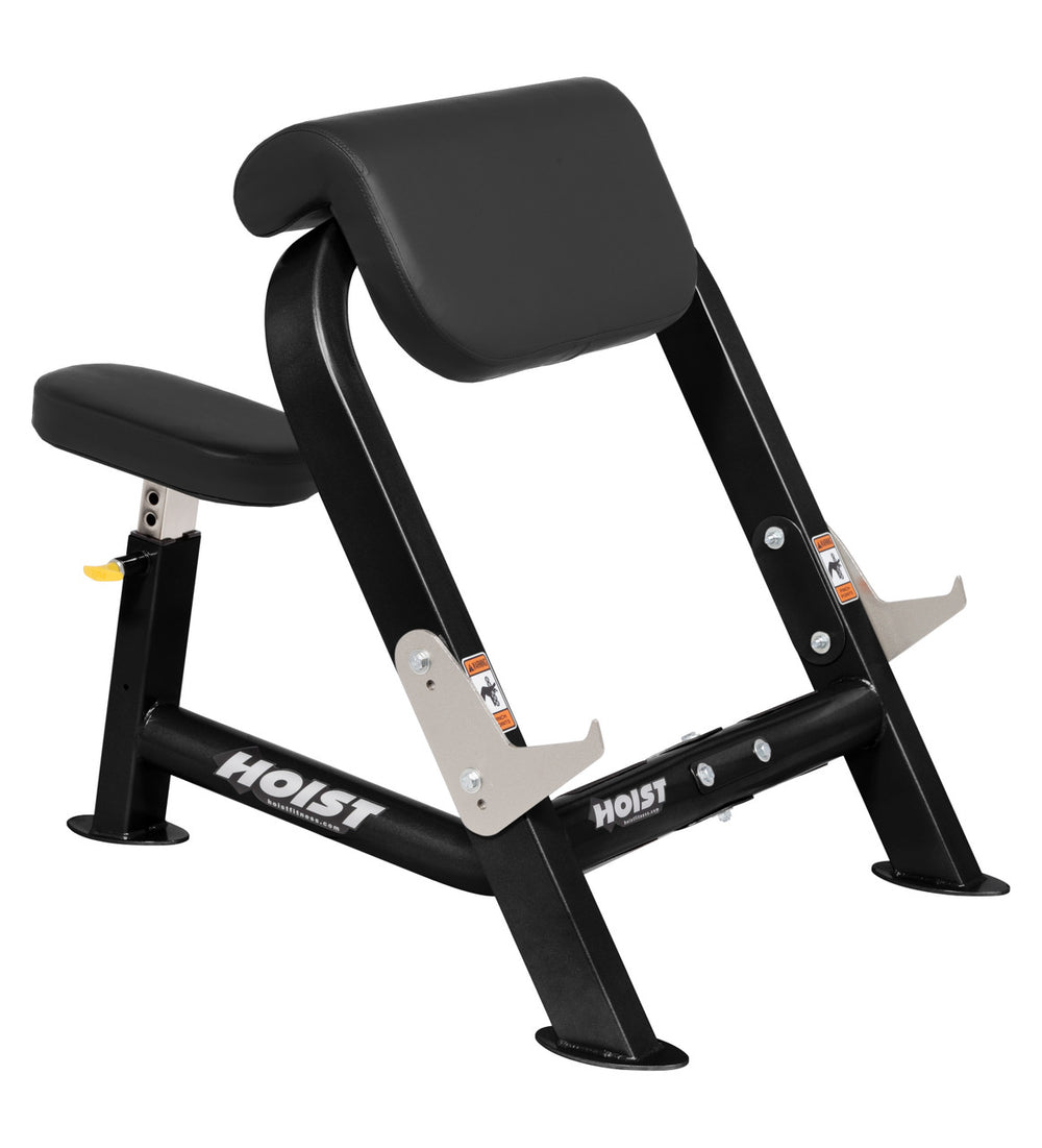 Hoist Fitness HF 4550 Preacher Curl - New Matte Black Color