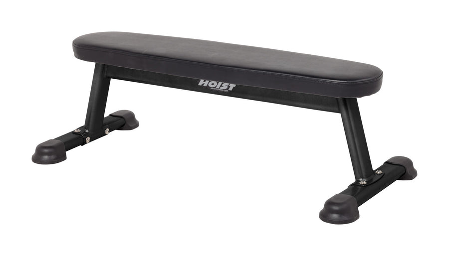 Hoist Fitness HF 5163 Flat Utility Bench - New Matte Black Color