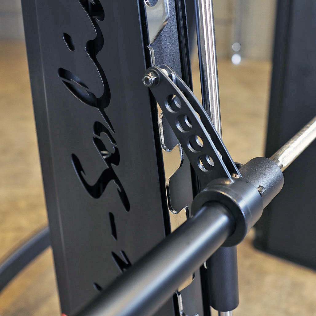 Body Solid Pro ClubLine Counter Balanced Smith Machine by Body-Solid, Black Finish - side view