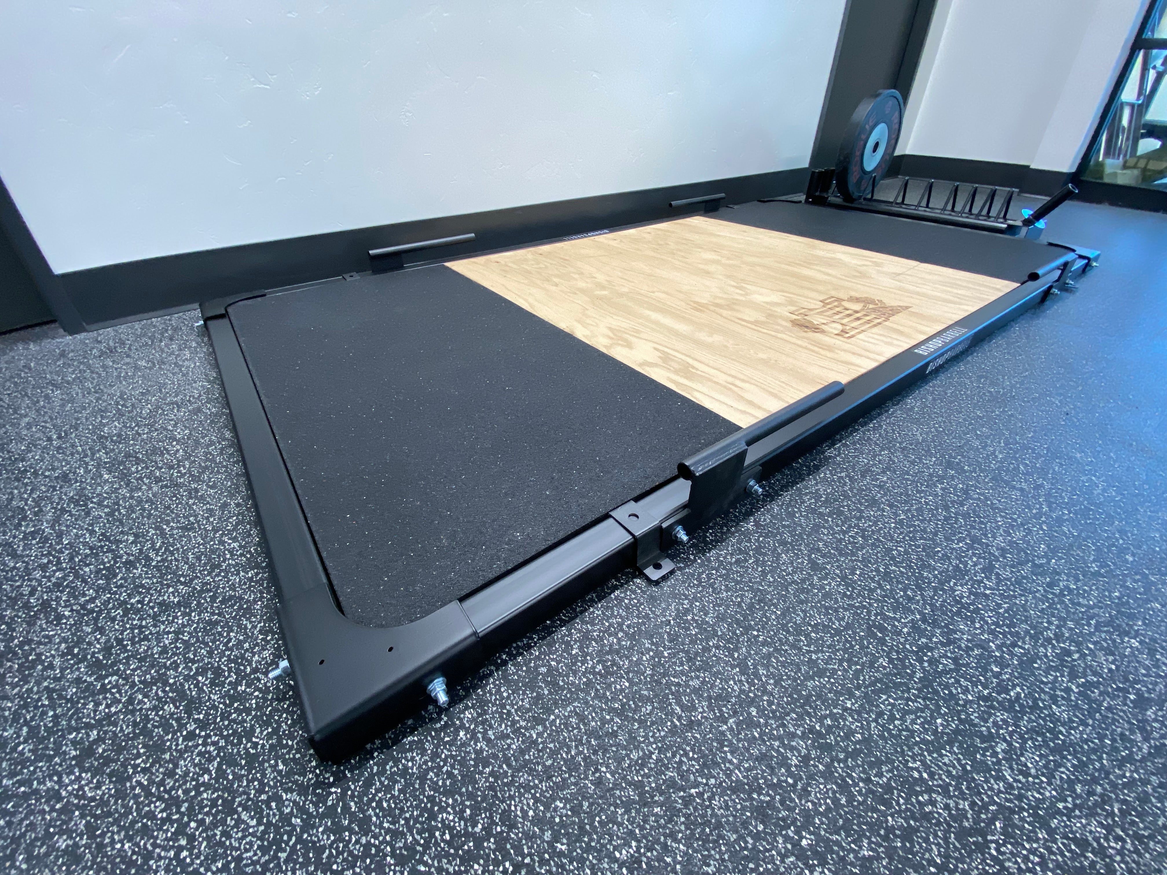 Bishop Barbell Lifting Platforms (Frame-Only) with Band Pegs