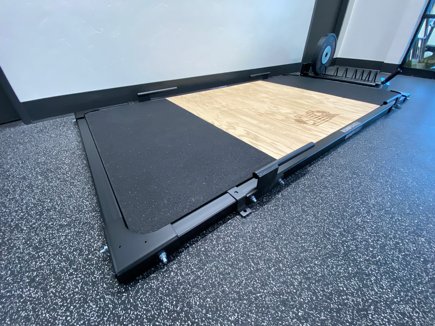 Bishop Barbell Lifting Platforms (Frame-Only) with Band Pegs