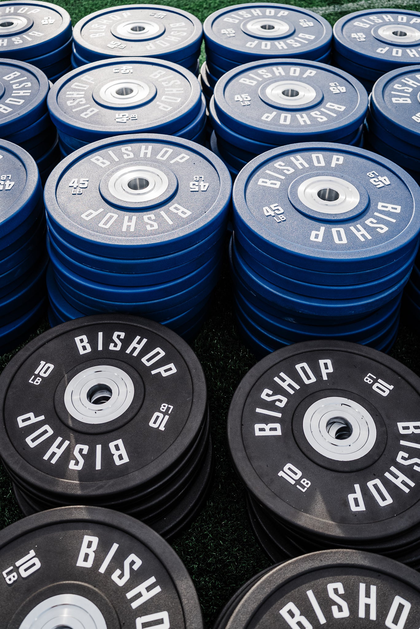 Discos de parachoques de uretano Bishop Barbell (Summit Games)