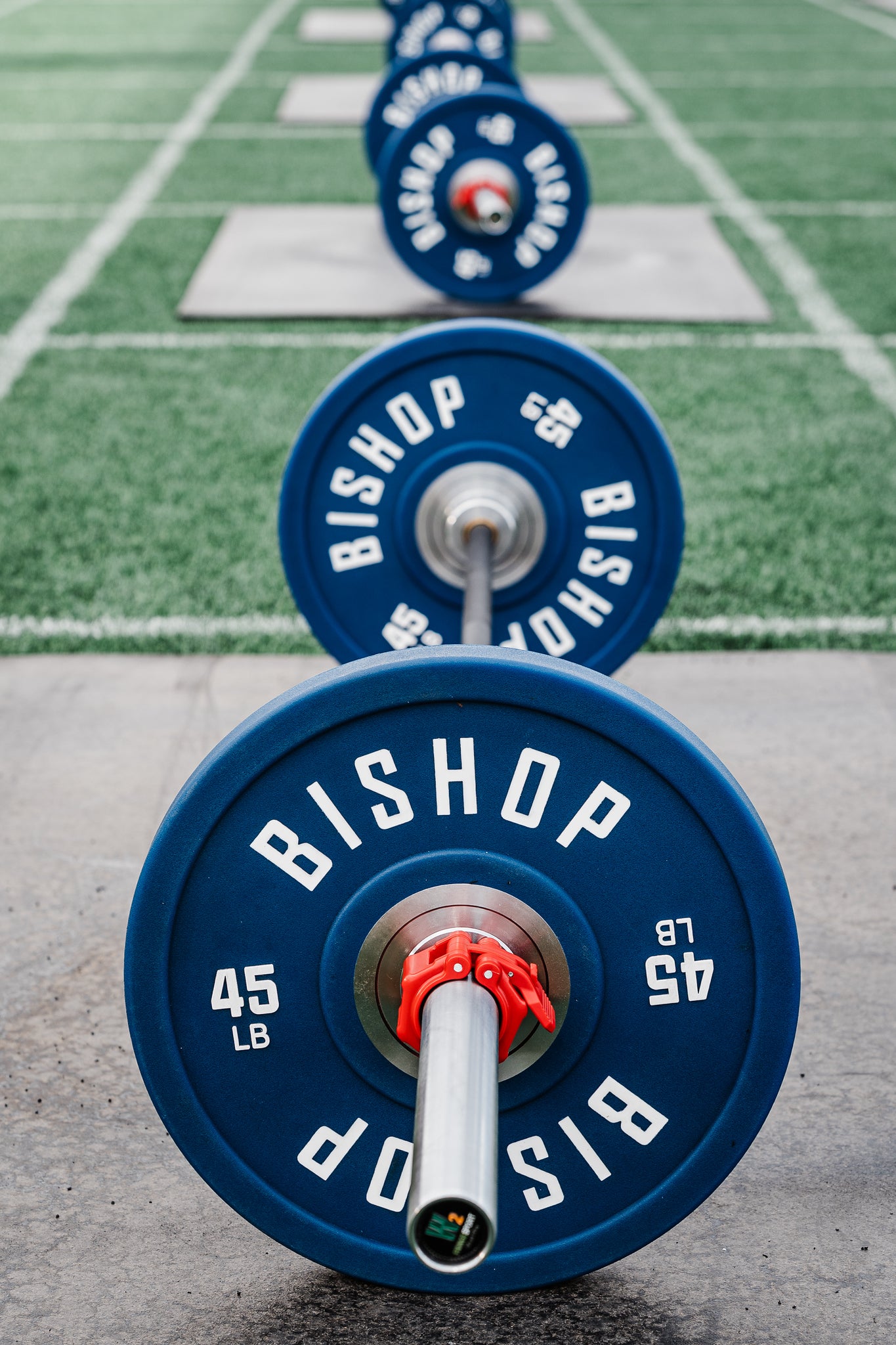 Discos de parachoques de uretano Bishop Barbell (Summit Games)