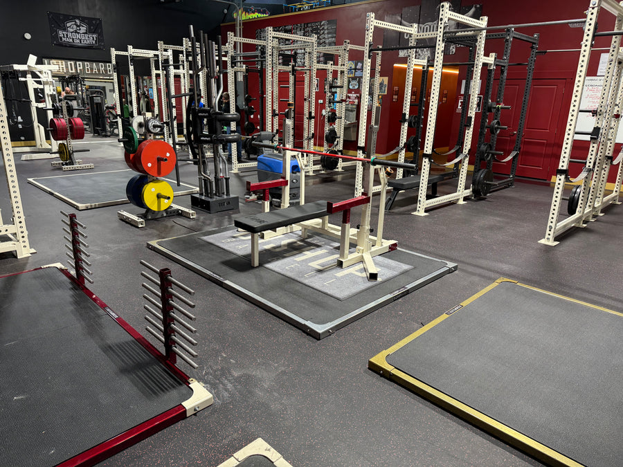 Bishop Barbell Lifting Platforms (Frame-Only) No Band Pegs