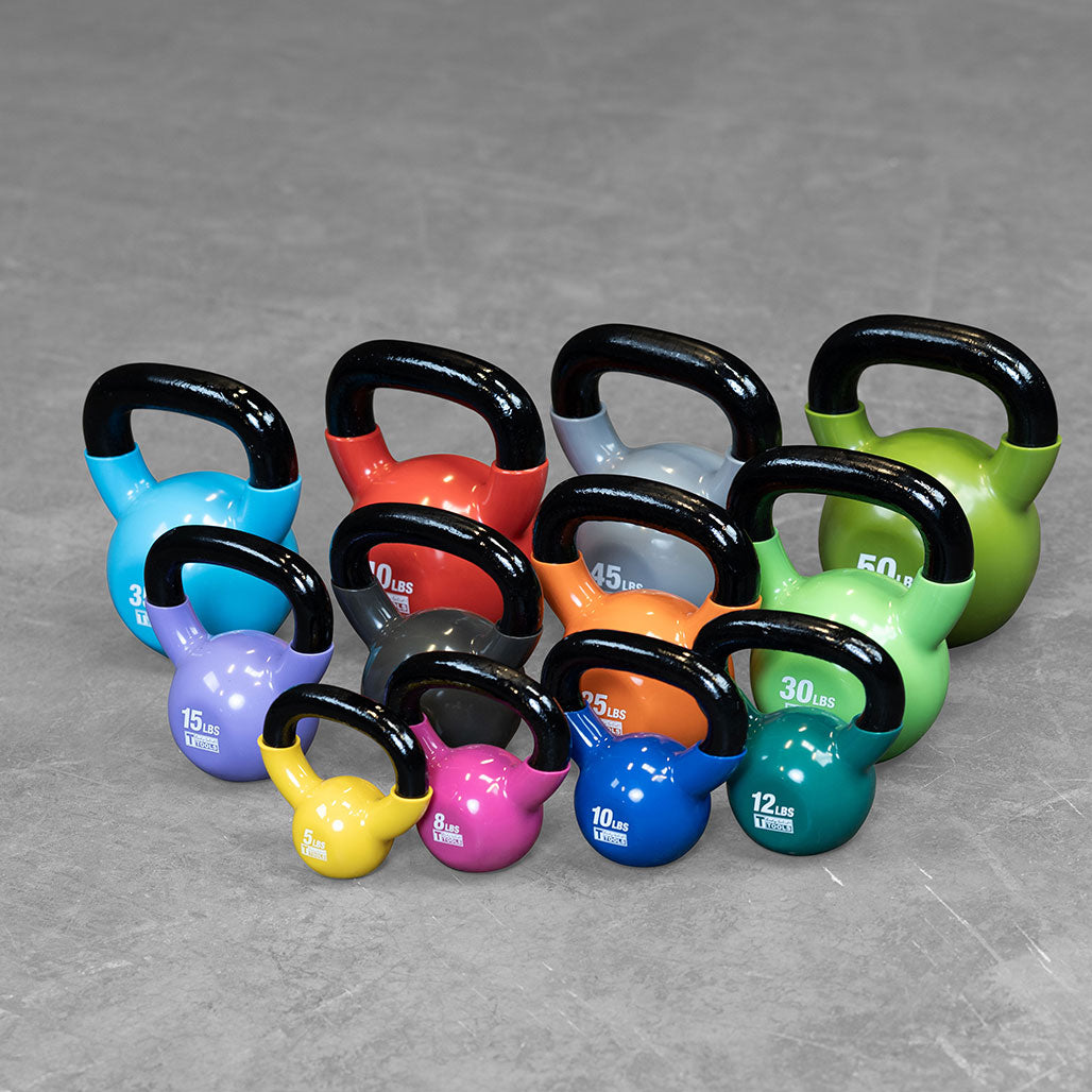 Body-Solid KBV vinyl dipped kettlebells