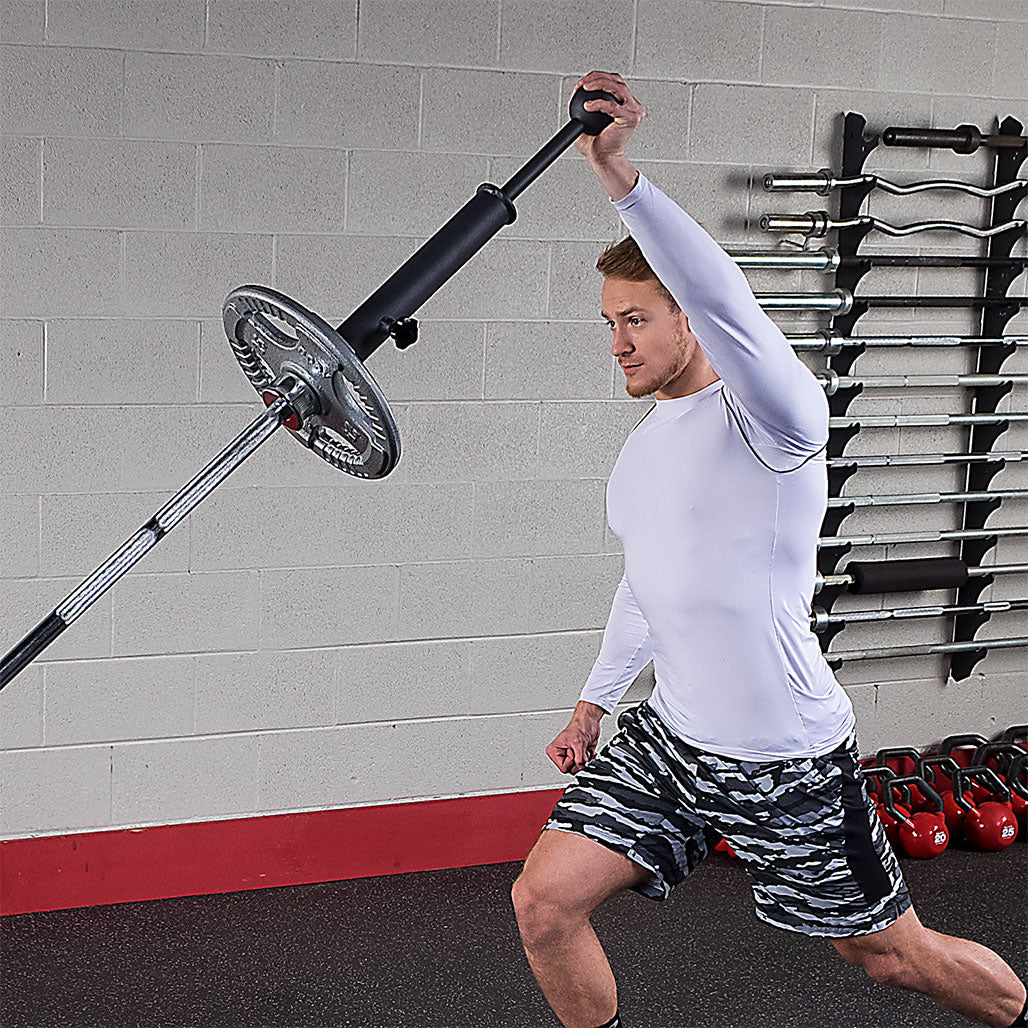 Body-Solid Rotational Club Grip Attachment - In use