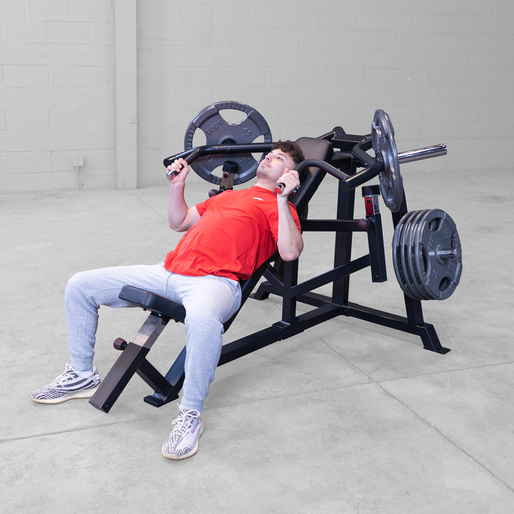 Body-Solid Pro ClubLine LVIP Leverage Incline Press - view 6
