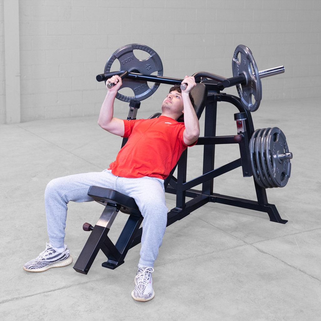 Body-Solid Pro ClubLine LVIP Leverage Incline Press - view 5