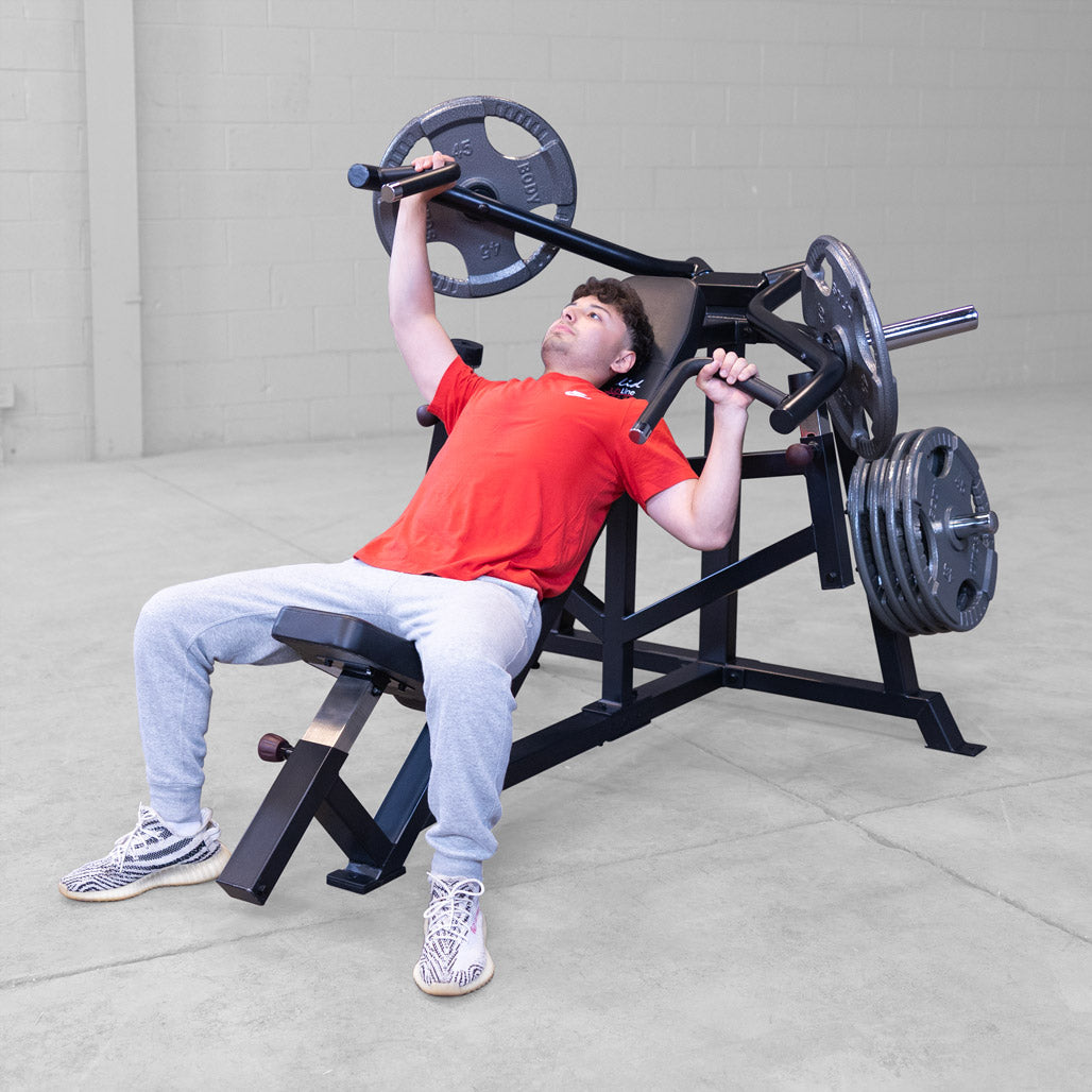 Body-Solid Pro ClubLine LVIP Leverage Incline Press - view 3