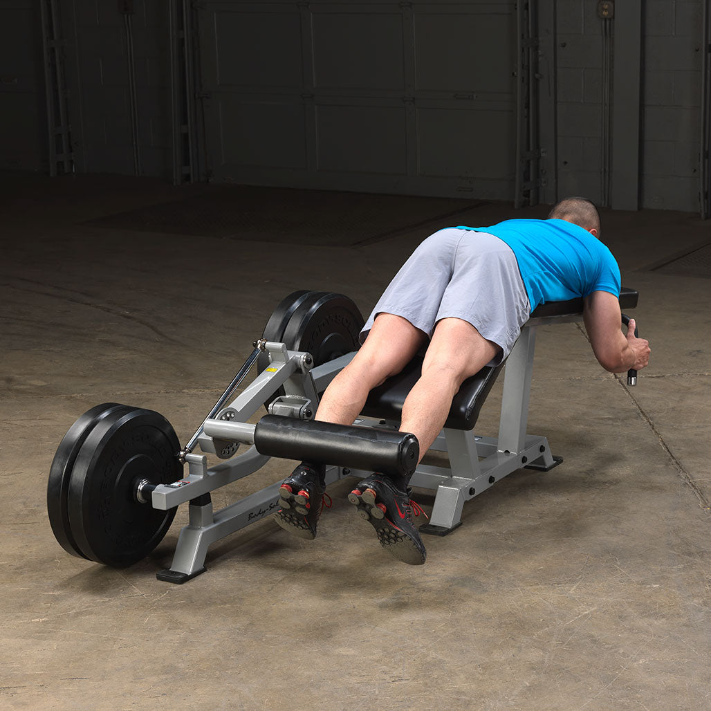 Body Solid Pro ClubLine Leverage Leg Curl - leg curl side view