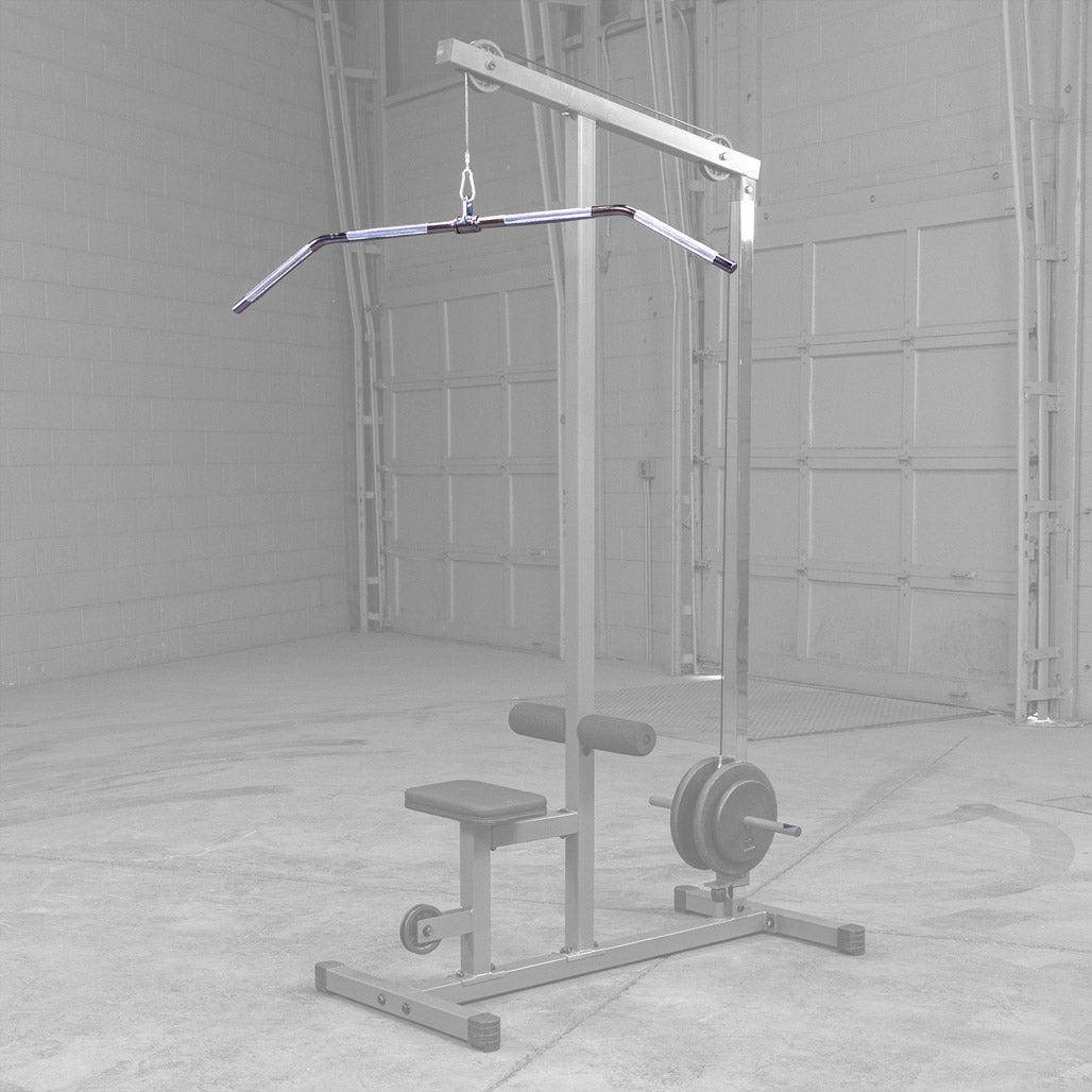 Body-Solid Tools Pro-Style Lat Bar - lat machine setup