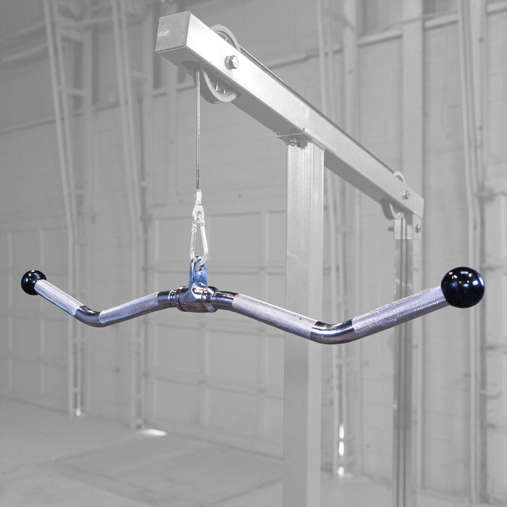 Body-Solid Tools Revolving Curl Bar - Angle view