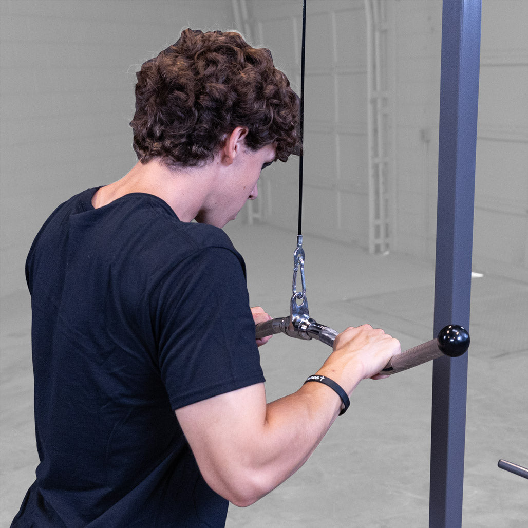 Body-Solid Tools Revolving Curl Bar - Grip detail