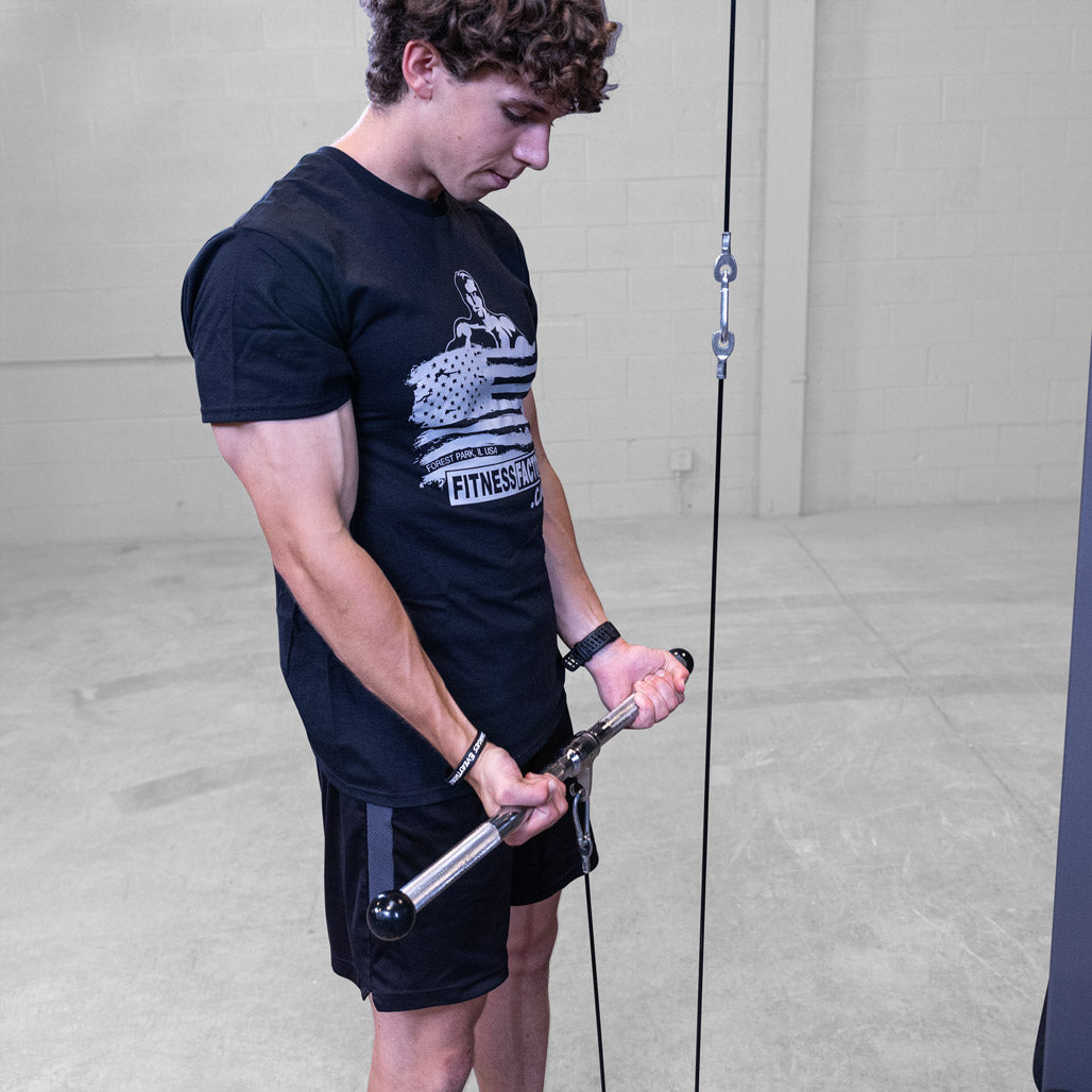 Body-Solid Tools Revolving Curl Bar - Close-up detail