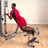 Body-Solid Tools Pro-Grip Multi-Grip Lat Bar - in use, cable exercise