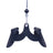 Body-Solid Tools MB612P Ergo Wing Narrow Lat/Row Handle, Underhand Grip