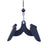 Body-Solid Tools MB612P Ergo Wing Narrow Lat/Row Handle, Underhand Grip