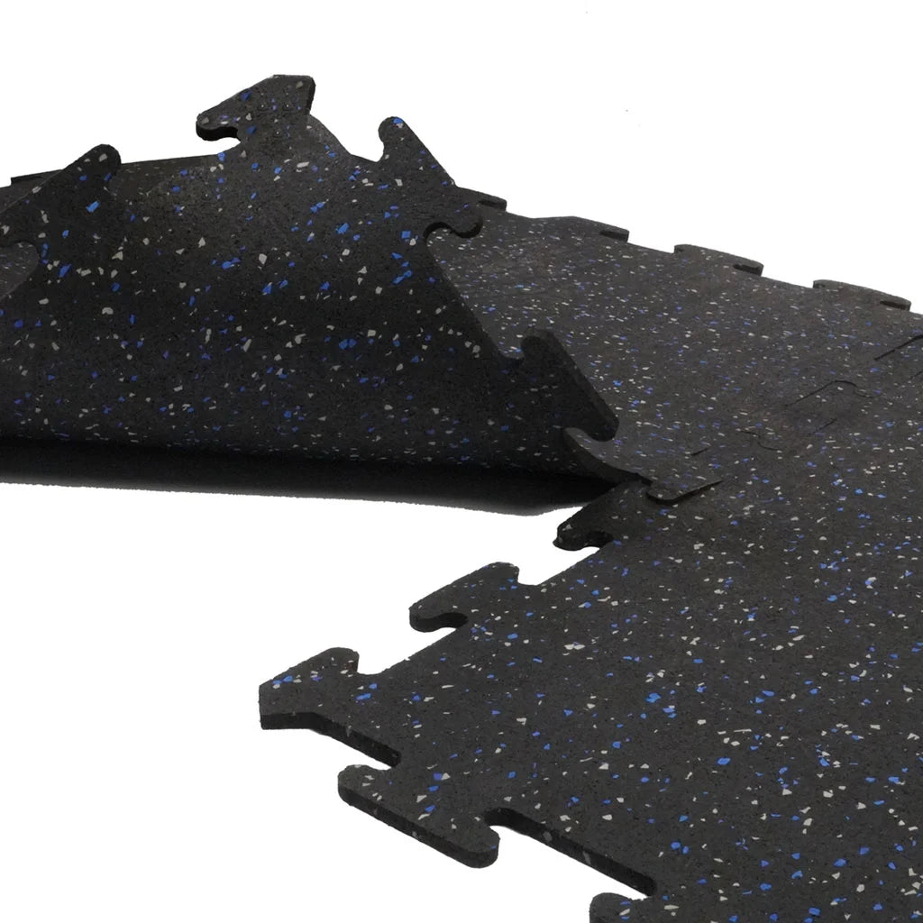 Rubber Interlocking Tile (Sold by Tile) 6mm-9mm Thick