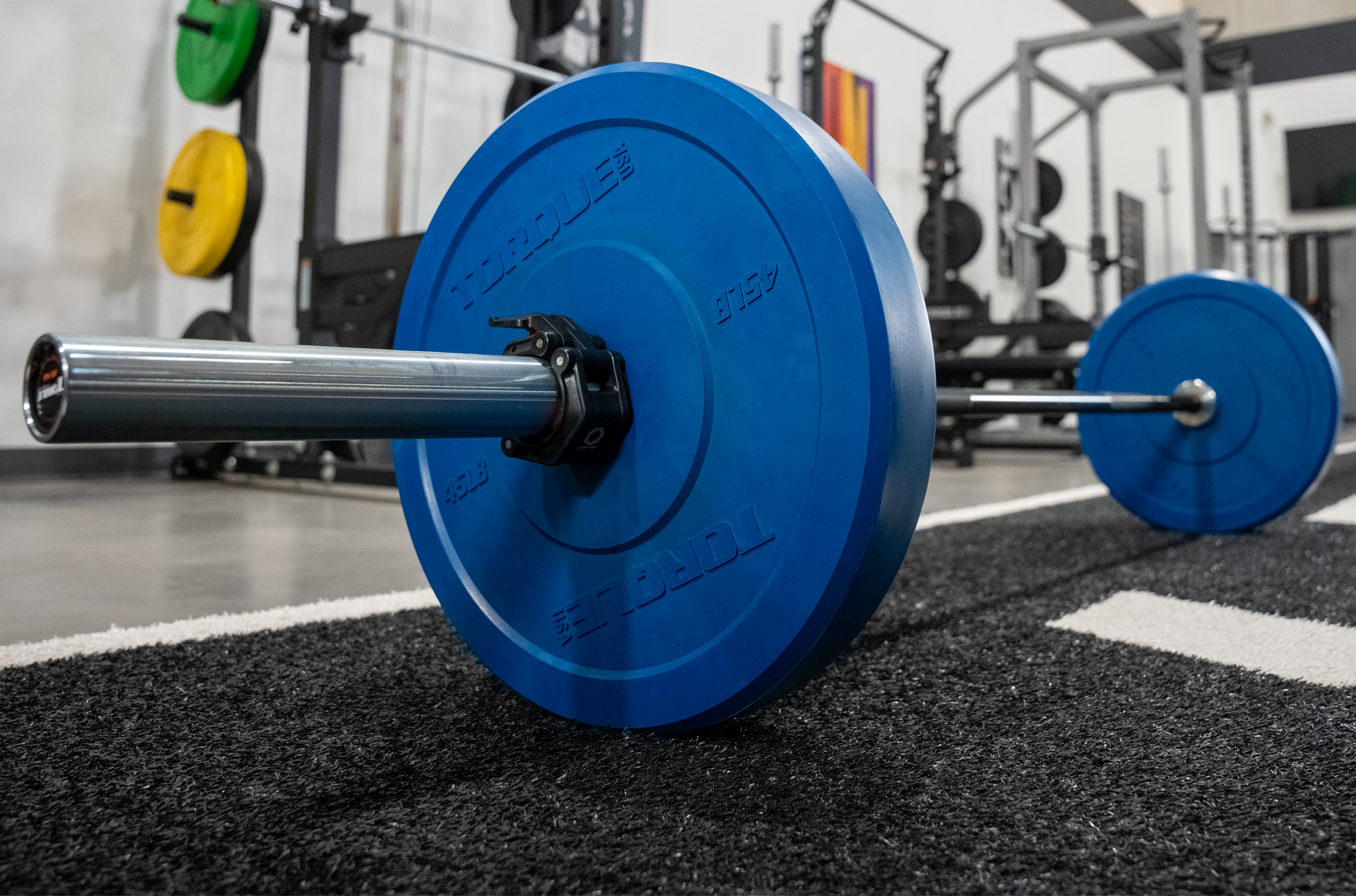7' USA Black Zinc Olympic Barbell