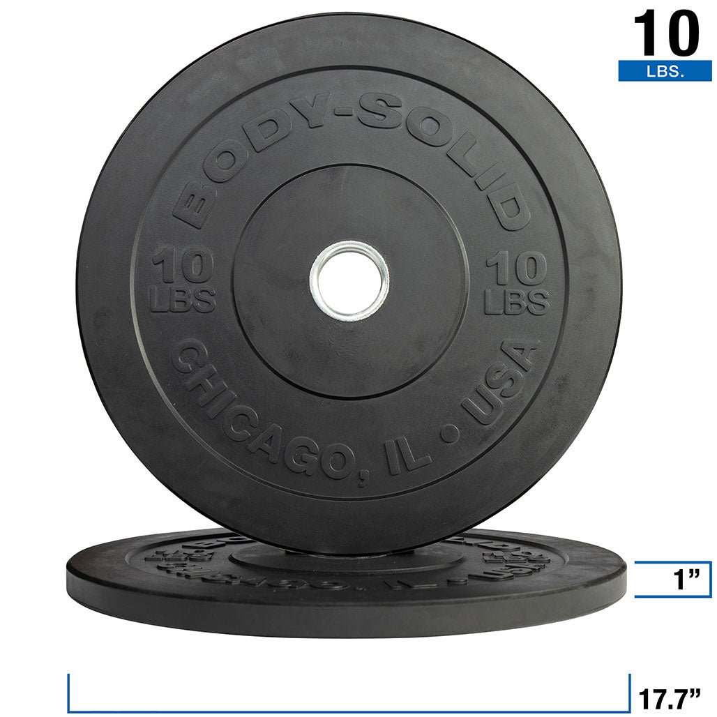 Body-Solid Chicago Extreme Bumper Plate Set OBPX260
