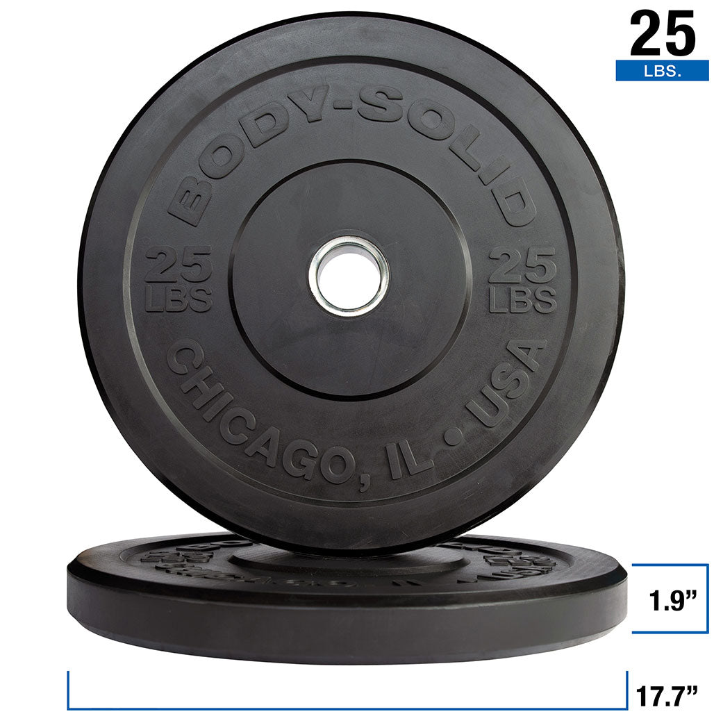 Body-Solid Chicago Extreme Bumper Plate Set OBPX260