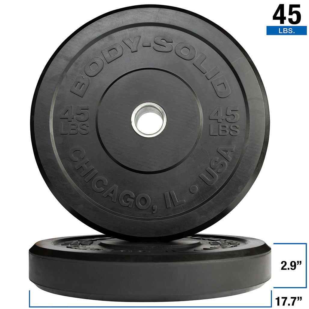 Body-Solid Chicago Extreme Bumper Plate Set OBPX260