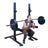 Body-Solid Safety Squat Olympic Bar, with built-in Padding and 1000 lb. Weight Capacity - Angle view