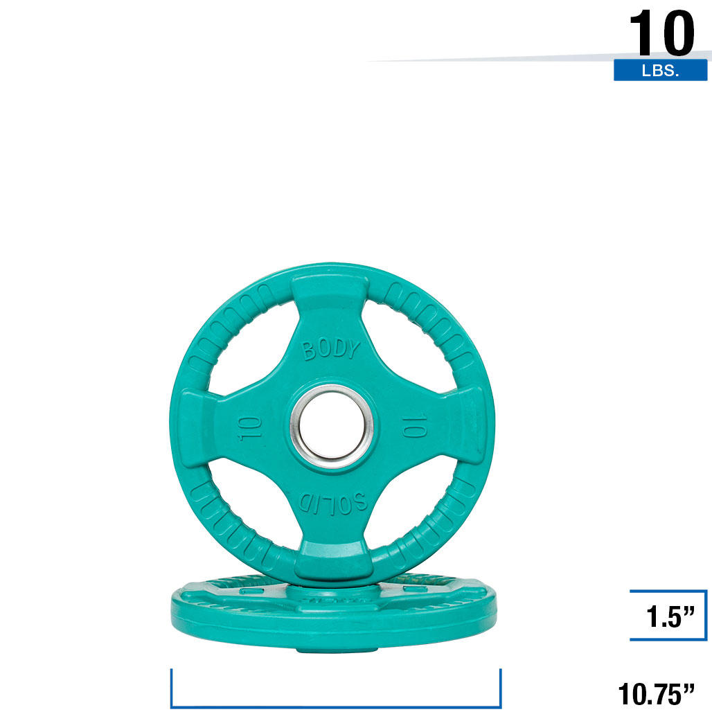Body-Solid color rubber grip Olympic plates