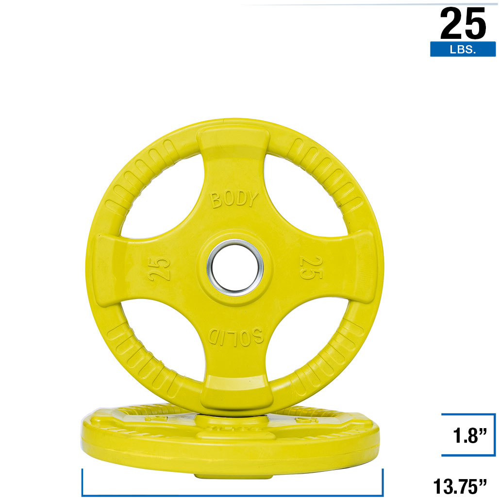 Body-Solid color rubber grip Olympic plates
