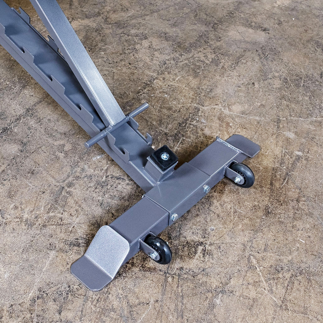 Powerline PFI150 Flat-Incline Bench with Adjustable Back Pad and Seat - Incline position