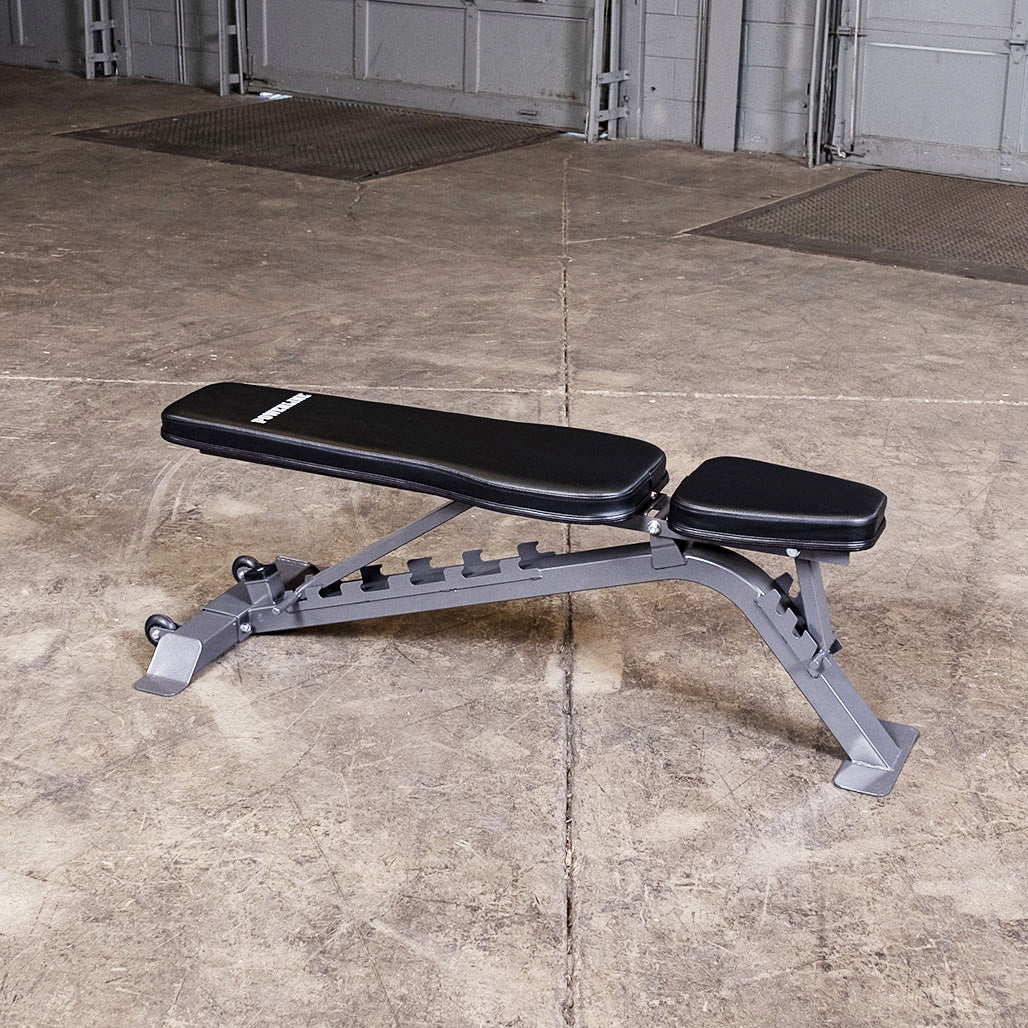 Powerline PFI150 Flat-Incline Bench with Adjustable Back Pad and Seat - Adjustment detail
