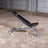 Powerline PFI150 Flat-Incline Bench with Adjustable Back Pad and Seat - Detail view