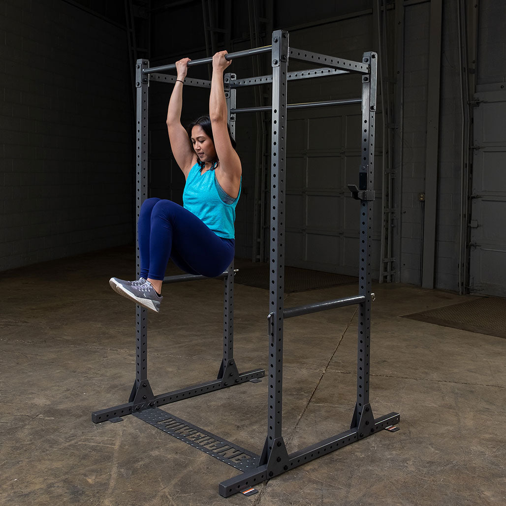 Powerline PPR1000 Power Rack, 2inch x 2inch 14-gauge Steel Frame - knee raise