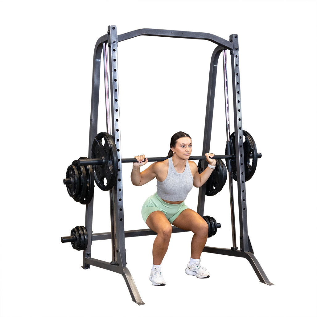 Powerline PSM200 Smith machine in use