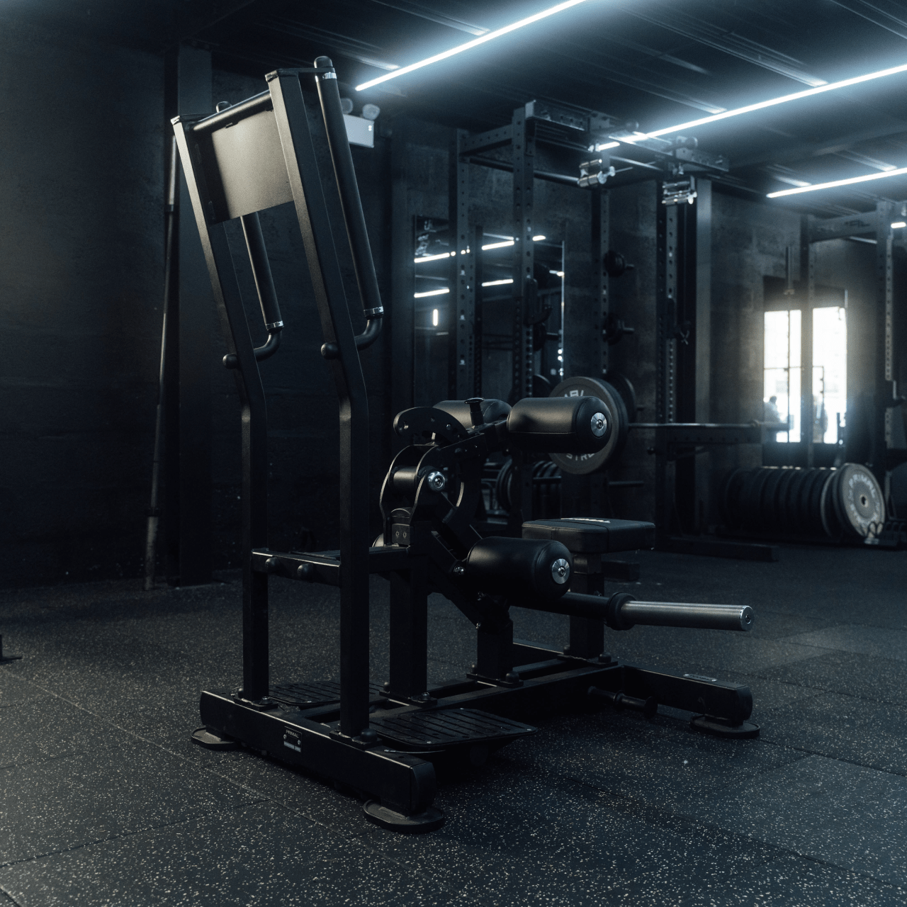 Plate Loading Standing Hip Thrust