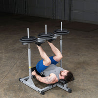Powerline Vertical Leg Press, Space Saving with Extra Thick Pads